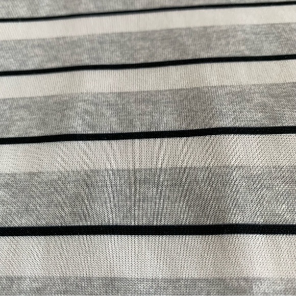 Callaway Opti Dri Golf Polo Shirt Mens XL Gray stripe Spellout logo Wicking - Picture 6 of 9